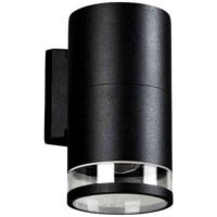 VÄGGARM 60W E27 IP54 SVARTVÄGGARMATUR LIVA I SVART