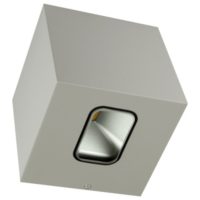VÄGGARM CUBE II GRÅ 3000K