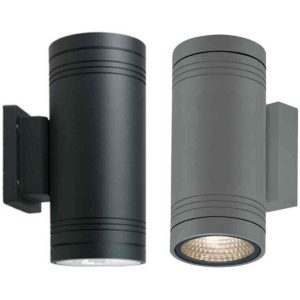 VÄGGARM LED 2X9W 1700LM ANTRFUNKIS PROLED DUBBEL