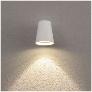 VÄGGARM LED 3W 3K 160LM VITVÄGGARMATUR CONE VIT
