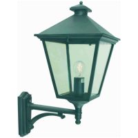 VÄGGARM490 LONDON BIG SVART100W E27 IP43