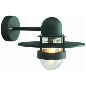 VÄGGARMATUR 270 BERGEN SVART60W E27 IP54