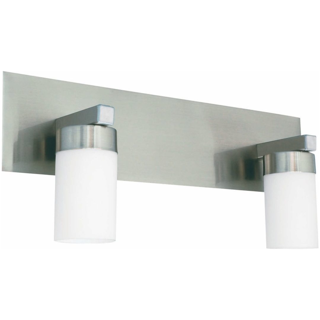 Väggarmatur Barcelona, Satin, Kupa opal, E14, IP21 MALMBERGS