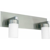 Väggarmatur Barcelona, Satin, Kupa opal, E14, IP21 MALMBERGS