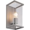 Väggarmatur Bore PIR, Silver, IP54 MALMBERGS – miniatyr 1