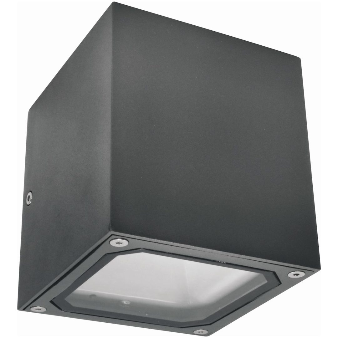 Väggarmatur Cube II, Mörkgrå, 7W, G9, IP54 MALMBERGS