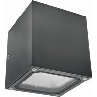 Väggarmatur Cube II, Mörkgrå, 7W, G9, IP54 MALMBERGS