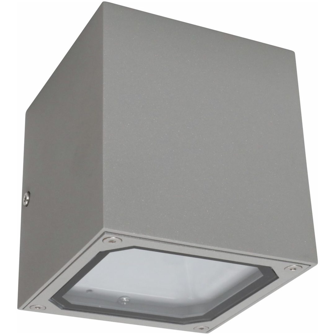 Väggarmatur Cube II, Silver, 2x7W, 2xG9, IP54 MALMBERGS