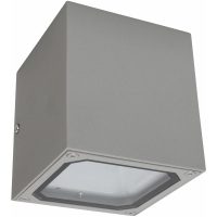 Väggarmatur Cube II, Silver, 2x7W, 2xG9, IP54 MALMBERGS