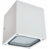 Väggarmatur Cube II, Vit, 7W, G9, IP54 MALMBERGS