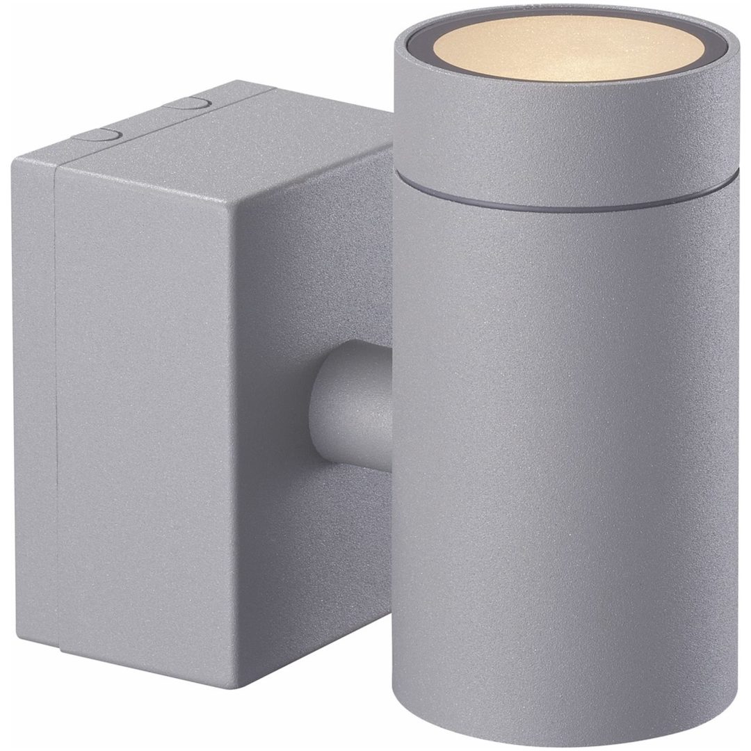Väggarmatur Eklof, Silver, GU10, Silver, IP54 MALMBERGS