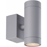 Väggarmatur Eklof V, GU10, Silver, IP54 MALMBERGS