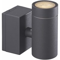 Väggarmatur Eklof VI, LED, Mörkgrå, IP54 MALMBERGS