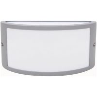Väggarmatur Leeds, Silver, E27, IP44 MALMBERGS