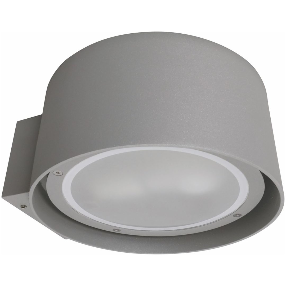 Väggarmatur Loholm, Silver, 15W, E27, IP54 MALMBERGS