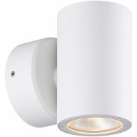 Väggarmatur Spirit Double II LED, Vit, 2x5W, IP54 MALMBERGS