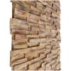 Väggbeklädnad 3D 10 st 1,01 m² massiv teak vidaXL 56 x 18 x 2 cm – miniatyr 3