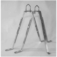 VÄGGFÄSTE ⌀30-50mm VF-5075P PAR50-75cm FRÅN VÄGG 240352