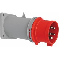 Väggintag, Infällt, Snett, 16A, 3+N+J, 400V, 6h, IP44 MALMBERGS
