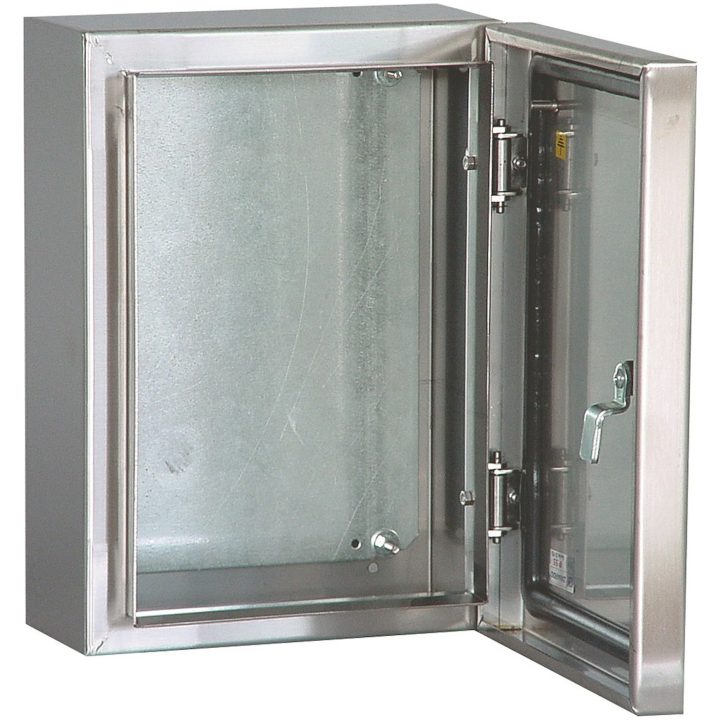 Väggkopplingsskåp, IP55, Rostfritt, 350x500x200 mm MALMBERGS – bild 2