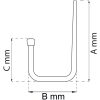 Väggkrok BÅREBO ø 82 mm – miniatyr 2