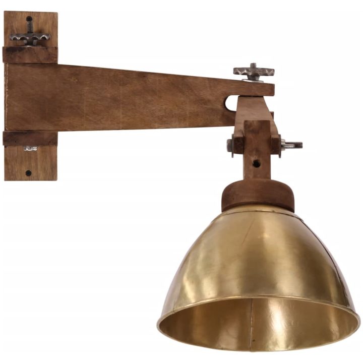 Vägglampa 25 W antik mässing E27 vidaXL – bild 3