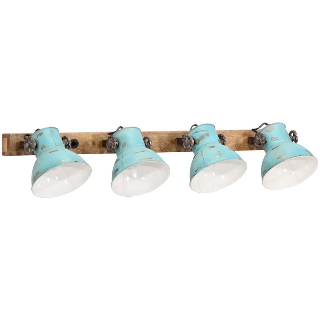 Vägglampa 25 W nött blå 90x25 cm E27 vidaXL – bild 2