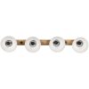 Vägglampa 25 W nött blå 90x25 cm E27 vidaXL – miniatyr 3
