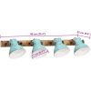 Vägglampa 25 W nött blå 90x25 cm E27 vidaXL – miniatyr 7