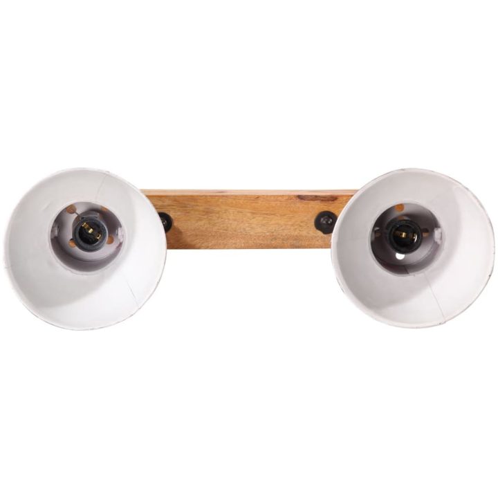 Vägglampa 25 W nött röd 45x25 cm E27 vidaXL – bild 3