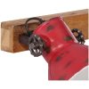 Vägglampa 25 W nött röd 45x25 cm E27 vidaXL – miniatyr 5