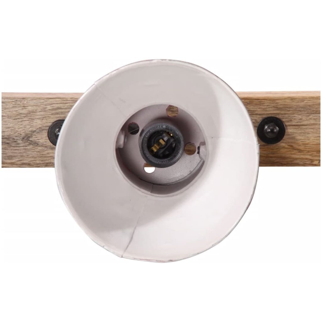 Vägglampa 25 W nött röd 65x25 cm E27 vidaXL – bild 4