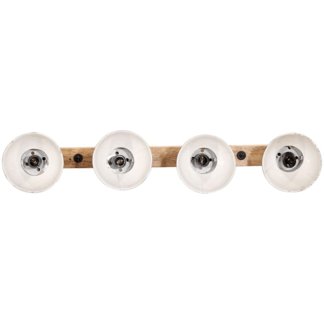 Vägglampa 25 W nött röd 90x25 cm E27 vidaXL – bild 3