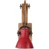Vägglampa 25 W nött röd 96x15x20 cm E27 vidaXL 96 x 15 x 20 cm – miniatyr 3