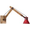 Vägglampa 25 W nött röd 96x15x20 cm E27 vidaXL 96 x 15 x 20 cm – miniatyr 4