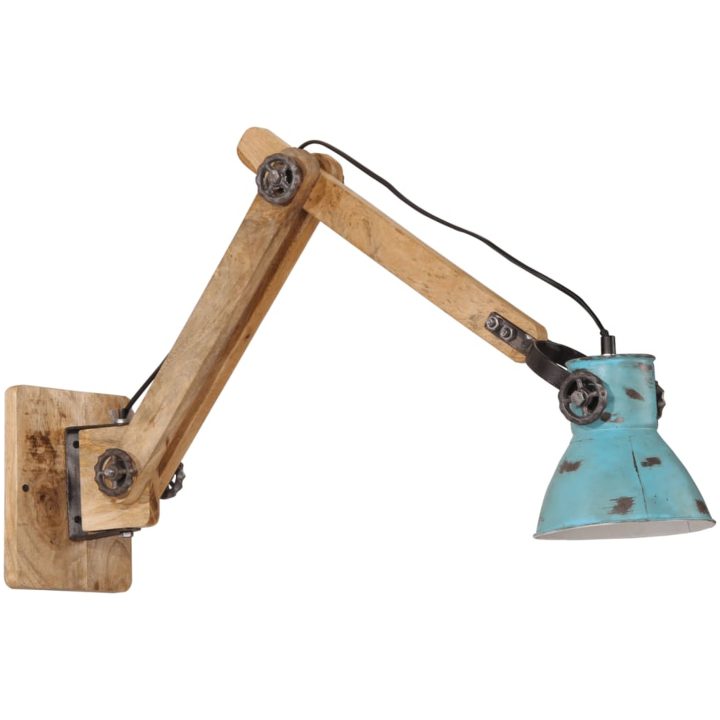 Vägglampa 25 W sliten blå 96x15x20 cm E27 vidaXL 96 x 15 x 20 cm – bild 2