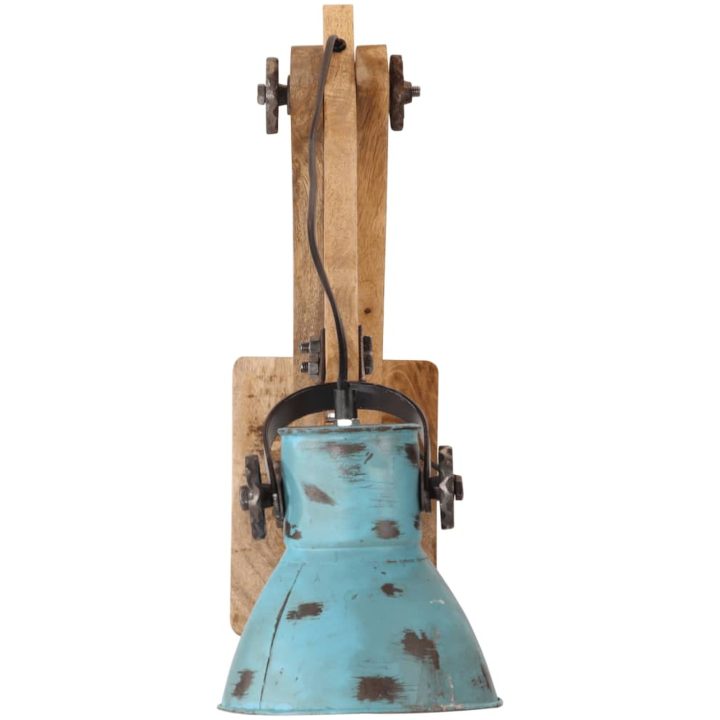 Vägglampa 25 W sliten blå 96x15x20 cm E27 vidaXL 96 x 15 x 20 cm – bild 3