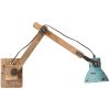 Vägglampa 25 W sliten blå 96x15x20 cm E27 vidaXL 96 x 15 x 20 cm – miniatyr 4