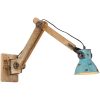 Vägglampa 25 W sliten blå 96x15x20 cm E27 vidaXL 96 x 15 x 20 cm – miniatyr 1