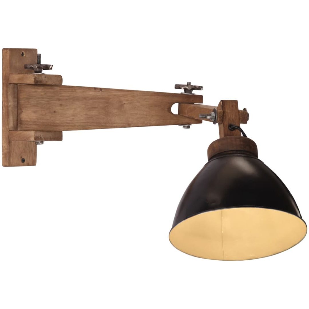 Vägglampa 25 W svart E27 vidaXL