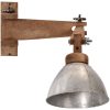 Vägglampa 25 W vintage silver E27 vidaXL – miniatyr 3