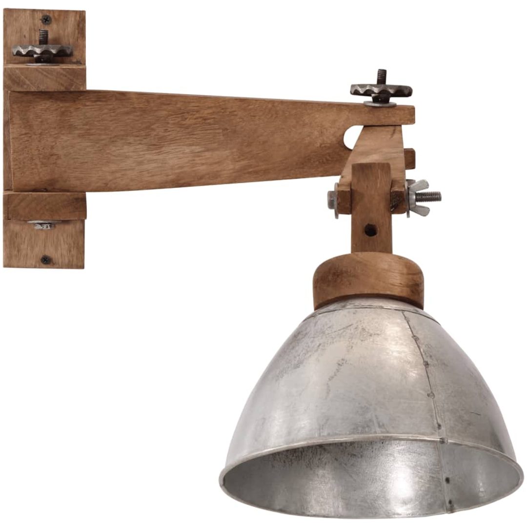 Vägglampa 25 W vintage silver E27 vidaXL – bild 3