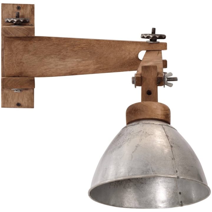 Vägglampa 25 W vintage silver E27 vidaXL – bild 3