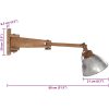 Vägglampa 25 W vintage silver E27 vidaXL – miniatyr 10