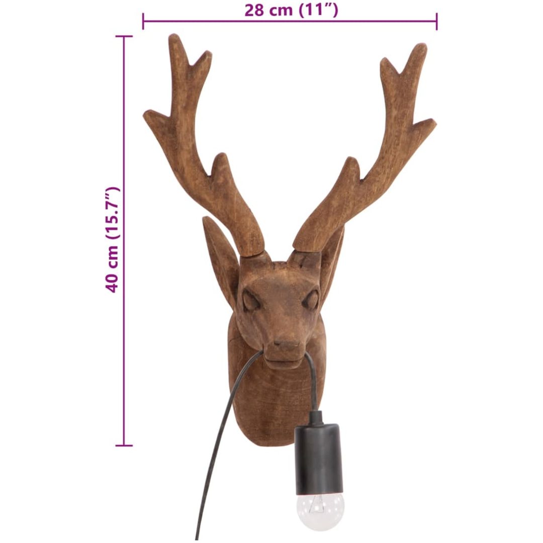 Vägglampa djurformad 25 W 28x20x40 cm E27 vidaXL – bild 10