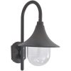 Vägglampa för trädgård E27 42 cm aluminium brons vidaXL – miniatyr 1