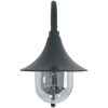 Vägglampa för trädgård E27 42 cm aluminium mörkgrön vidaXL – miniatyr 3