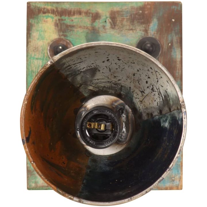 Vägglampa industriell stil flerfärgad rund E27 vidaXL 18 x 18 x 43 cm – bild 7