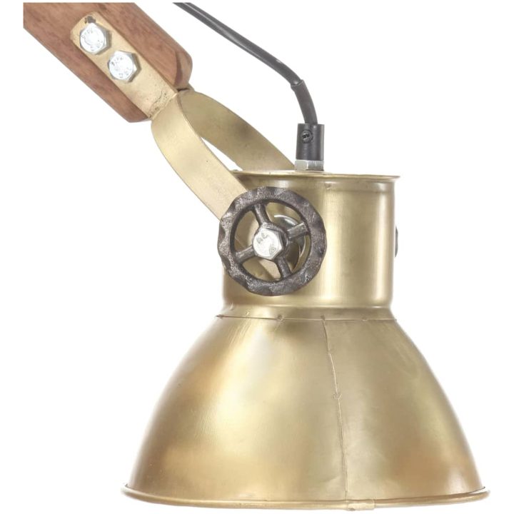 Vägglampa industriell stil mässing rund E27 vidaXL – bild 6