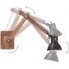 Vägglampa industriell stil svart rund E27 vidaXL – miniatyr 3